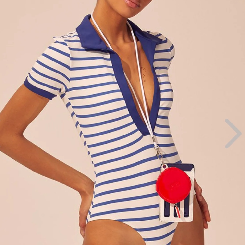 New Solid & striped the maya one piece polo